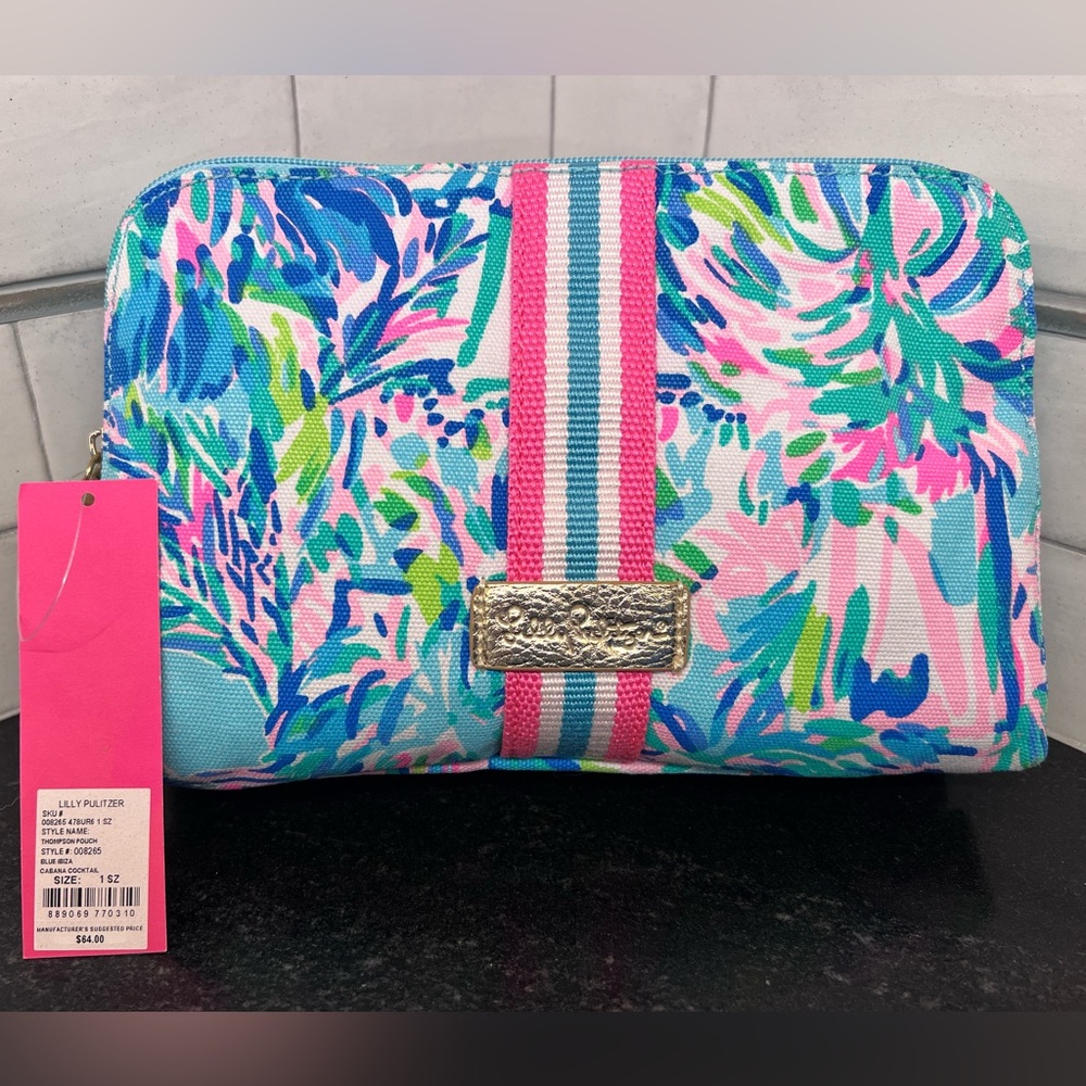 NWT LILLY PULITZER THOMPSON POUCH